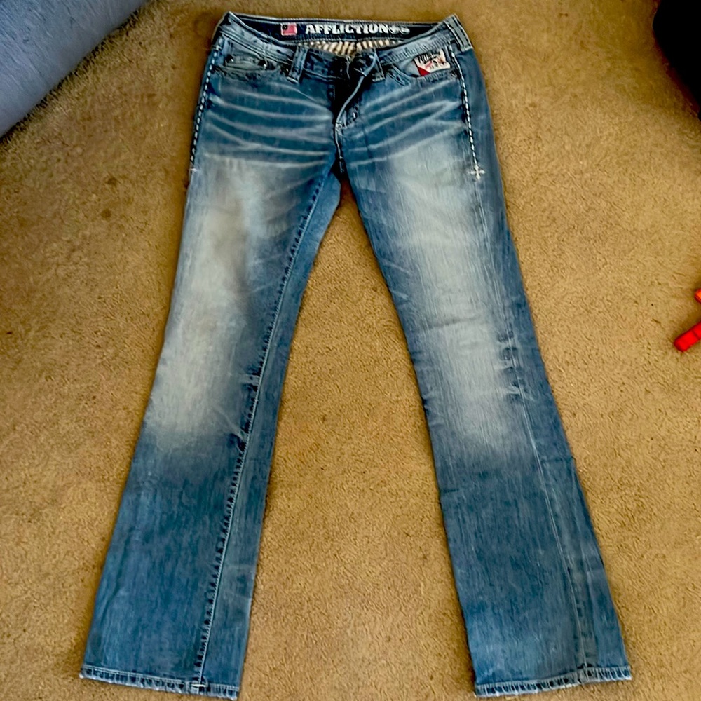 Affliction Women's Blue Jeans